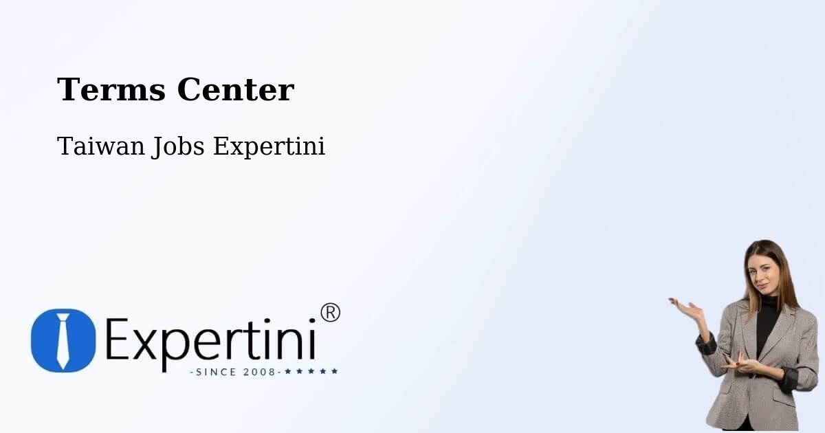 Terms of Service – Yunlin - Taiwan Jobs Expertini